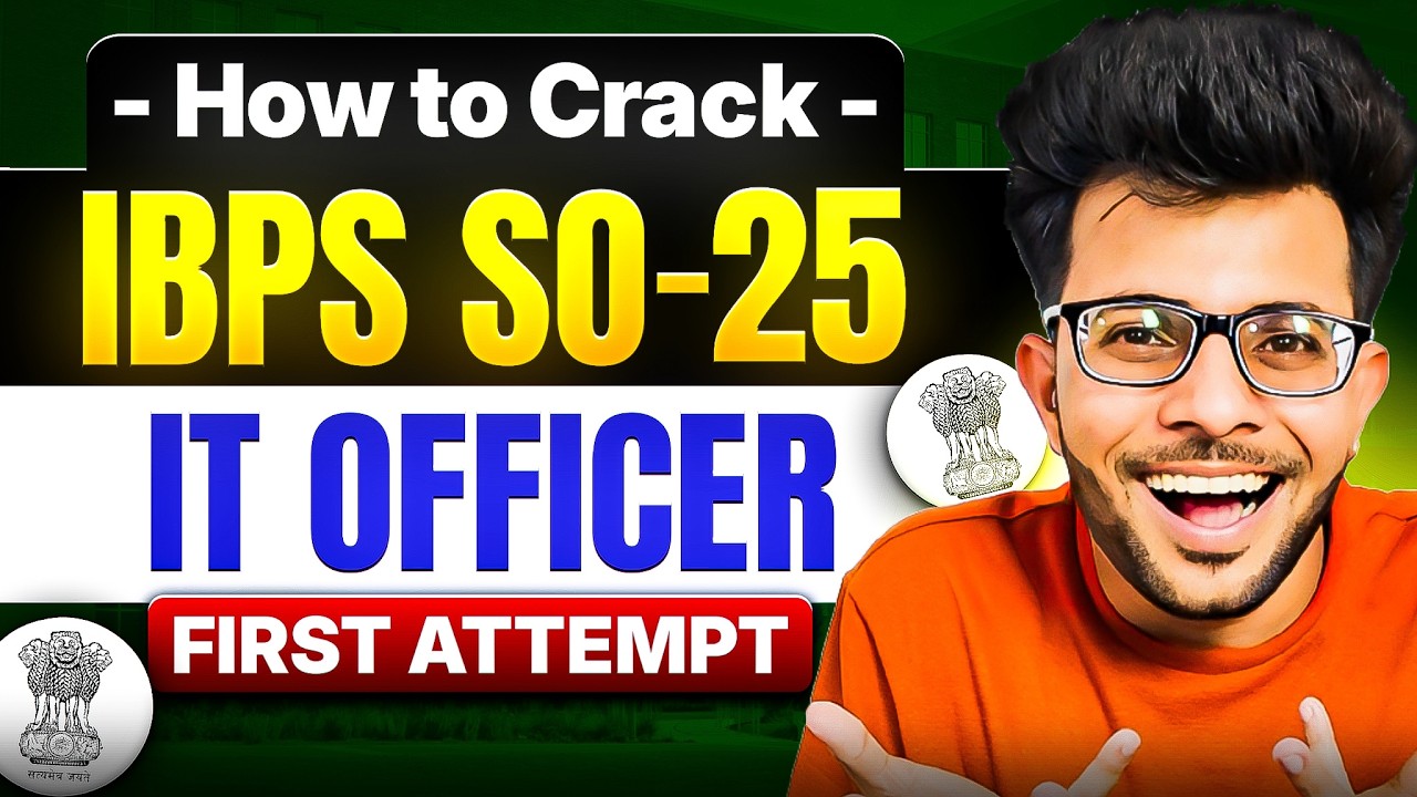How to Crack IBPS SO IT OFFICER Exam [  Roadmap + Syllabus + Free Resources ] ✅ 📚