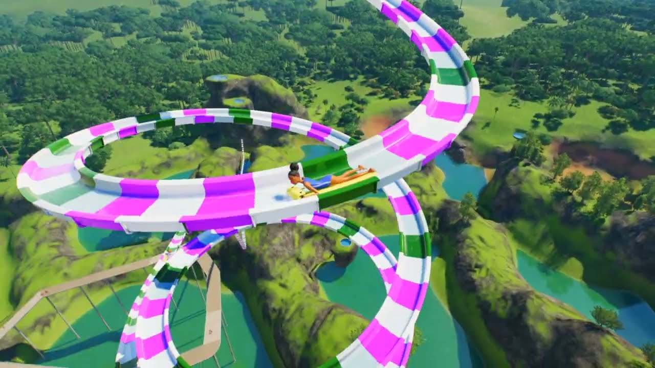 POV: This Water Slide Jump Looks DEADLY! 😱💦 | Planet Coaster 2 #04