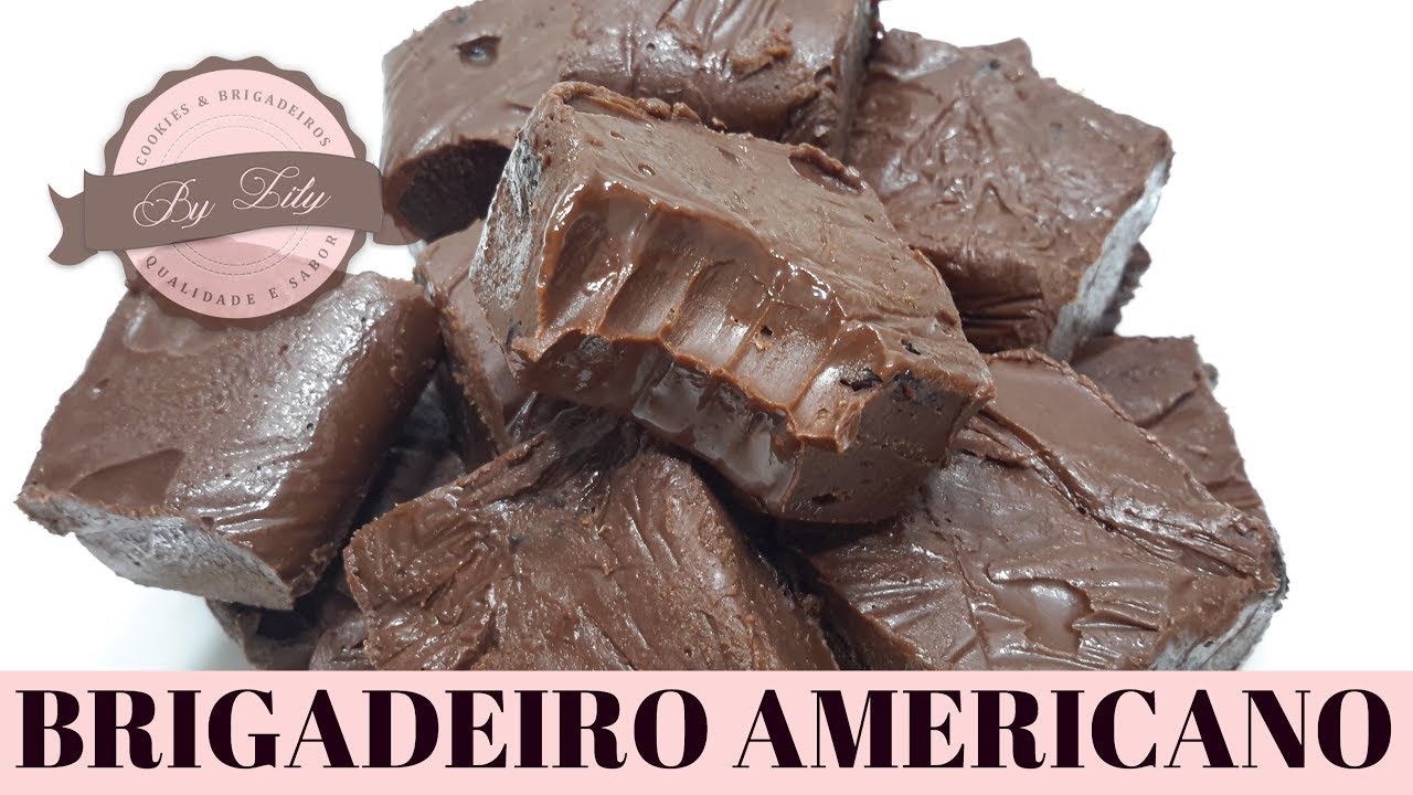 FUDGE DE CHOCOLATE | BRIGADEIRO AMERICANO byLilyana