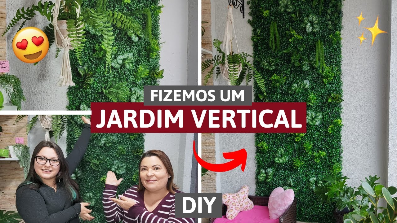 Como fizemos nosso JARDIM VERTICAL ARTIFICIAL (Permanente) I Alessa Vale ❤