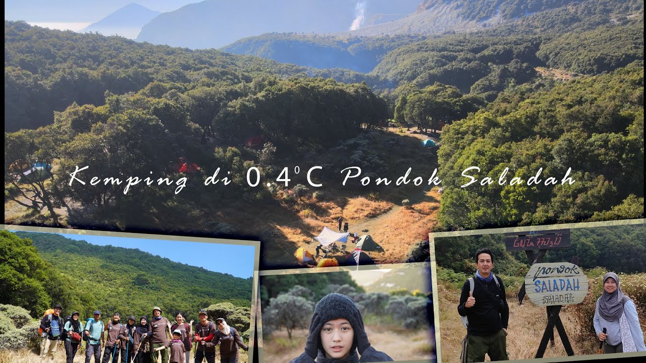 Kemping di Pondok Saladah Gn Papandayan | beku di 0.4℃ #familyvlog #kempingkeluarga
