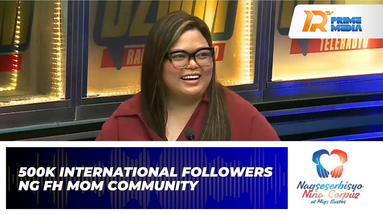 Abot 500k international followers ang FH Mom Community | Nagseserbisyo Niña Corpuz