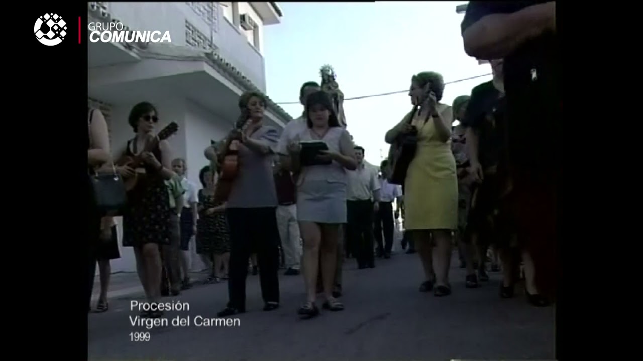 Procesión Virgen del Carmen de 1999 en Recuerda TV de Grupo Comunica - Dial 12