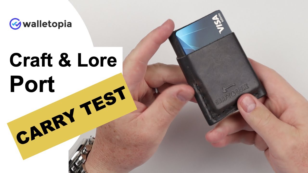 Craft and Lore wallet // Port wallet carry test, I still love it!