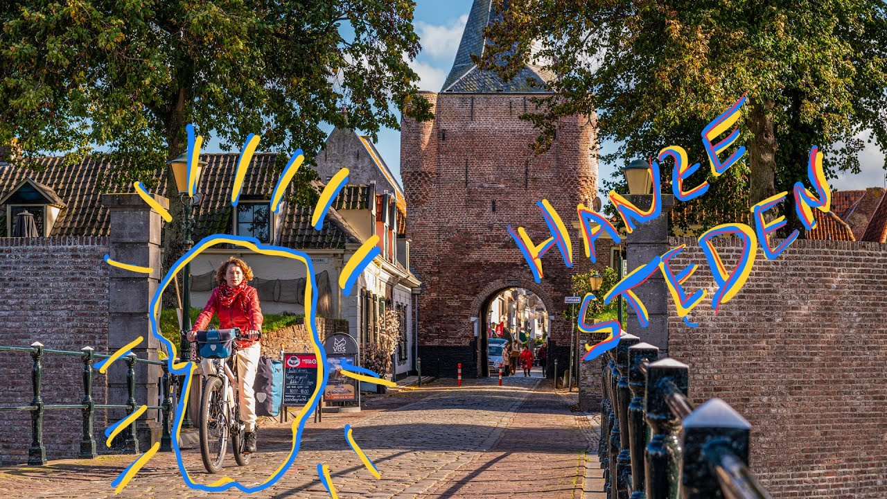 Historisch & Hip - HANZESTEDEN FIETSROUTE  - Fietsen langs de IJssel en Randmeren