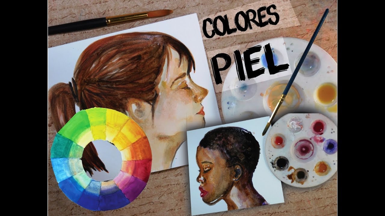 Como Hacer colores PIEL con Acuarela/ HowmakeSkinTones in Watercolor - Isabelle Art -