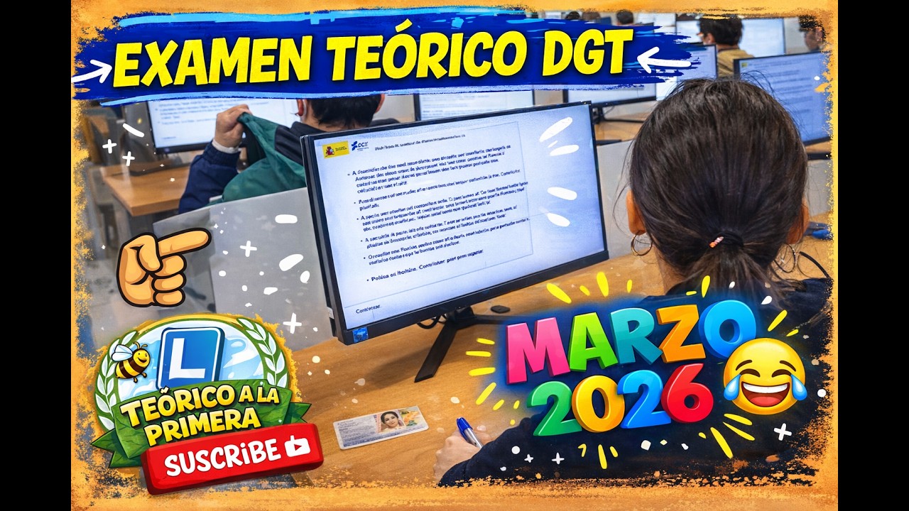 ✅​ EXAMEN 🚗​TEÓRICO 🖥️​ MARZO 2026