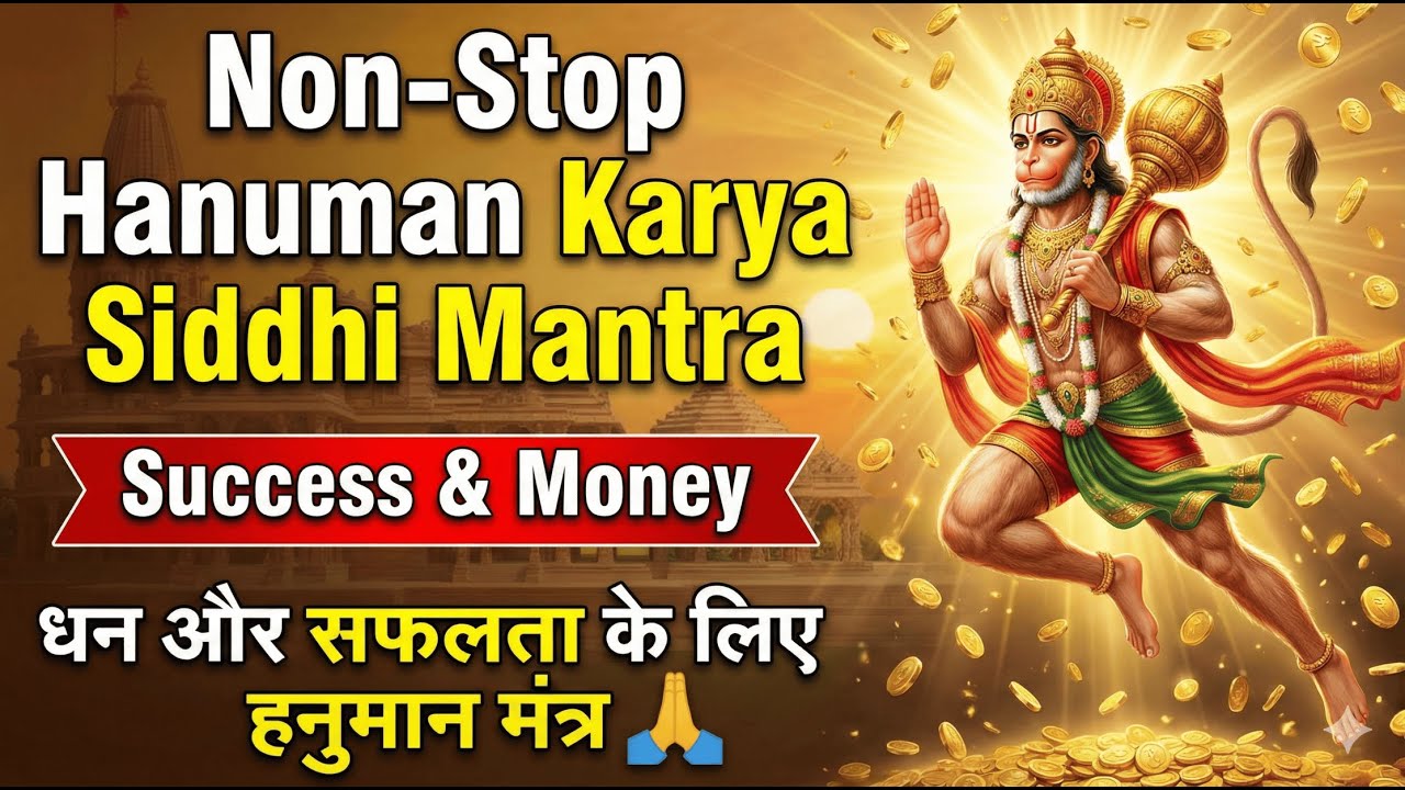 Powerful Hanuman Mantra for Success in Work | कार्य सिद्धि हनुमान मंत्र | Hanuman Bhajan 2026