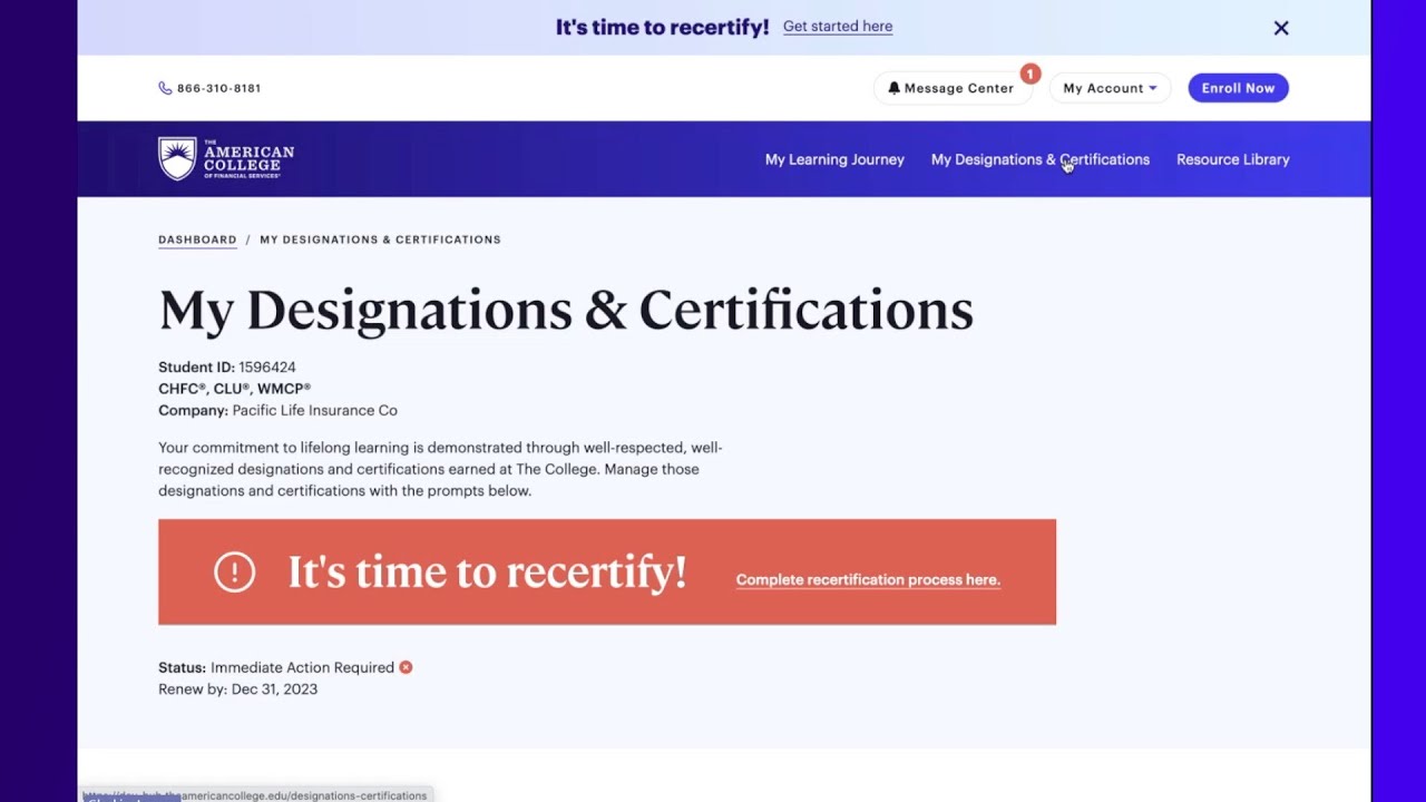 Tour the Professional Recertification Process (PRP)