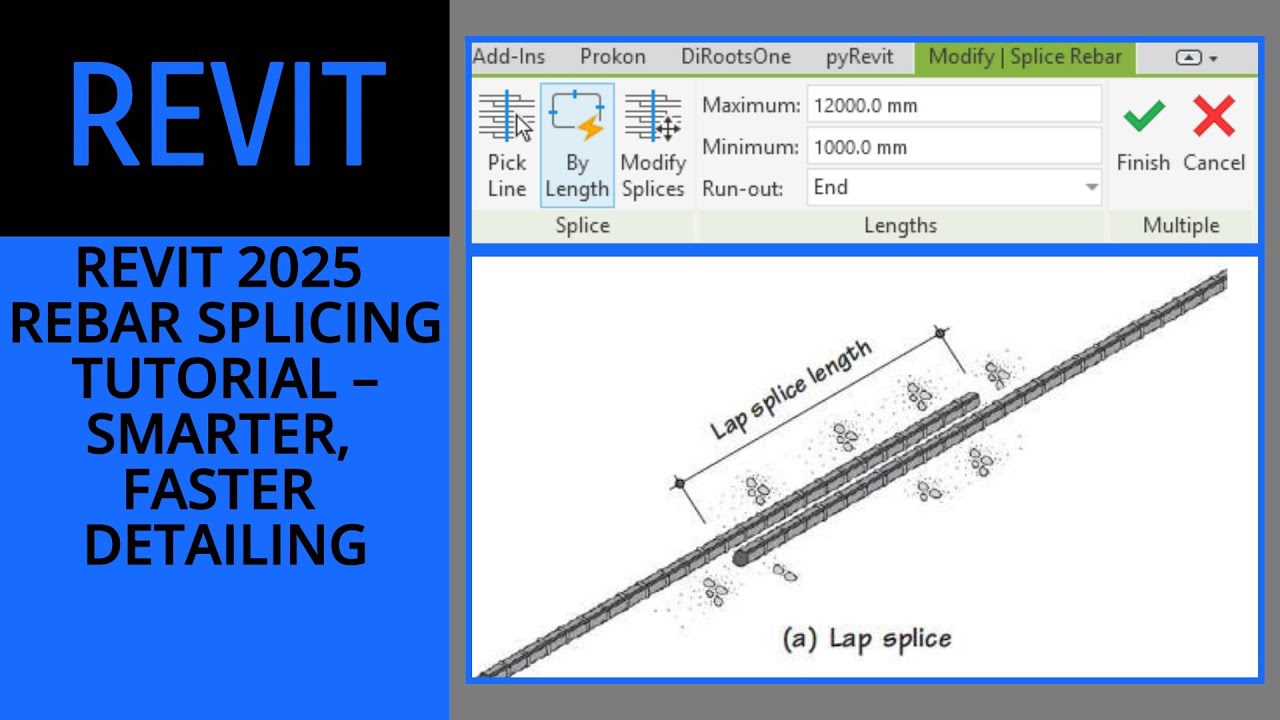 Revit 2025 Rebar Splicing Tutorial – Smarter, Faster Detailing