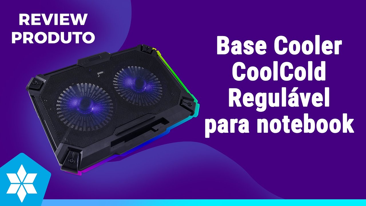 #Produto - Base Cooler para notebook - CoolCold Regul&aacute;vel