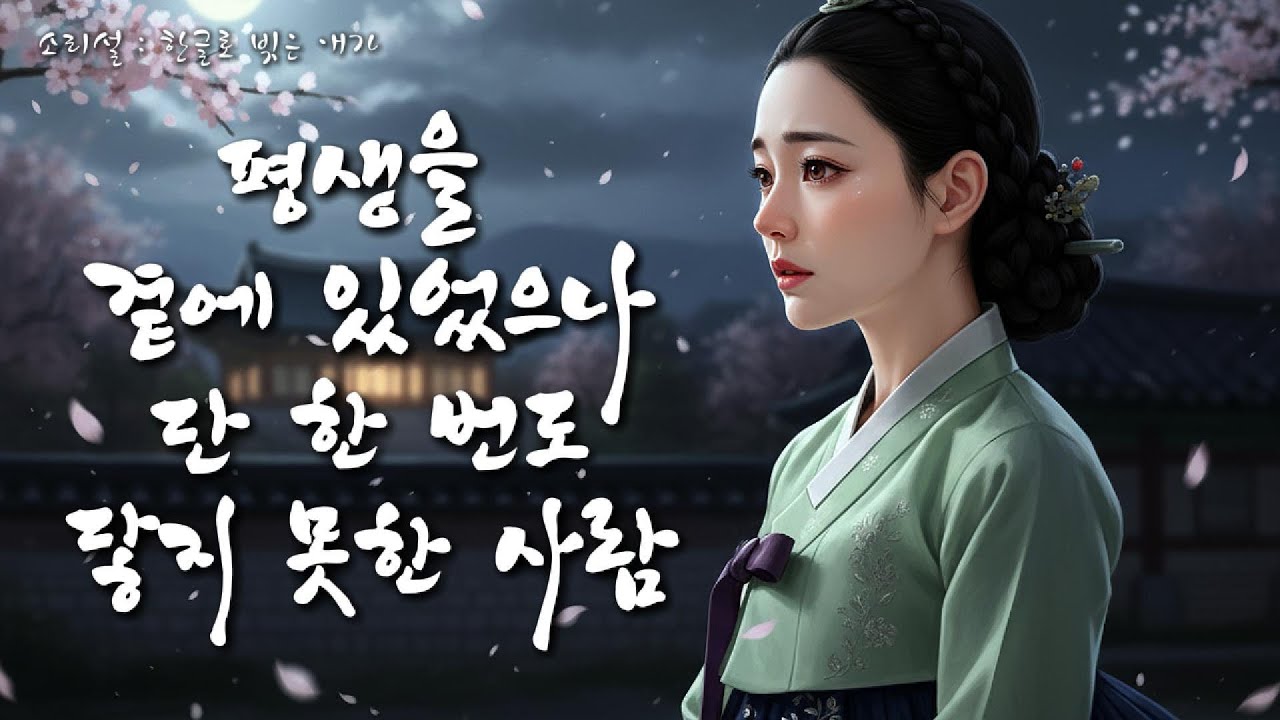 영조가 외면한 여인, 정성왕후의 눈물 | 소리설(Sori-Sul) : 한글로 빚은 애가