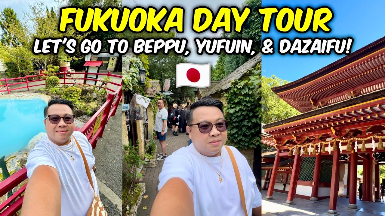 Day 5 in Fukuoka - Day Tour in Yufuin, Beppu, and Dazaifu! 🇯🇵 | JM Banquicio