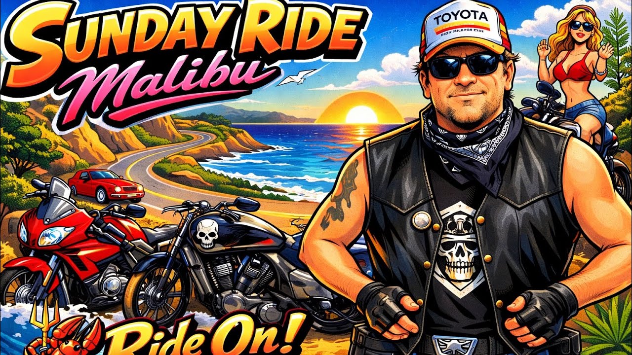 Sunday Ride Malibu 🏍️ | California Coast Motorcycle Ride