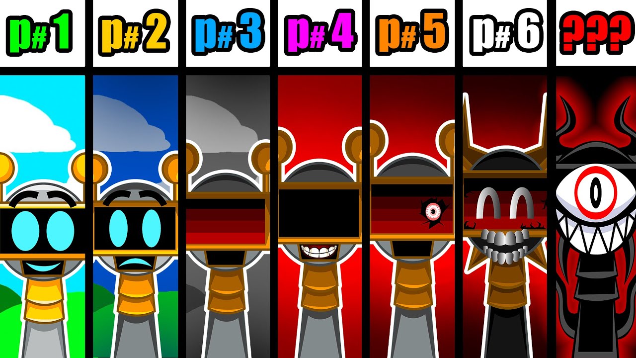 LAS FASES MÁS TERRORÍFICAS DE INCREDIBOX SPRUNKI! (sprunki incredibox)