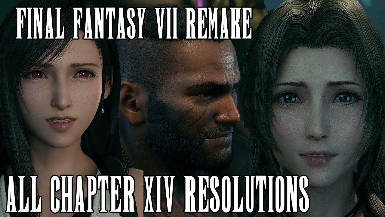 Выбор имеет значение &mdash; все сцены в разрешении 14 главы | Final Fantasy 7 REMAKE в 4K | СПОЙЛЕРЫ