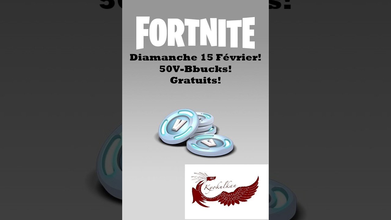 50 V-Bucks, Gratuit le Dimanche 15 Février 2026! Fornite sauver le Monde Ep 371