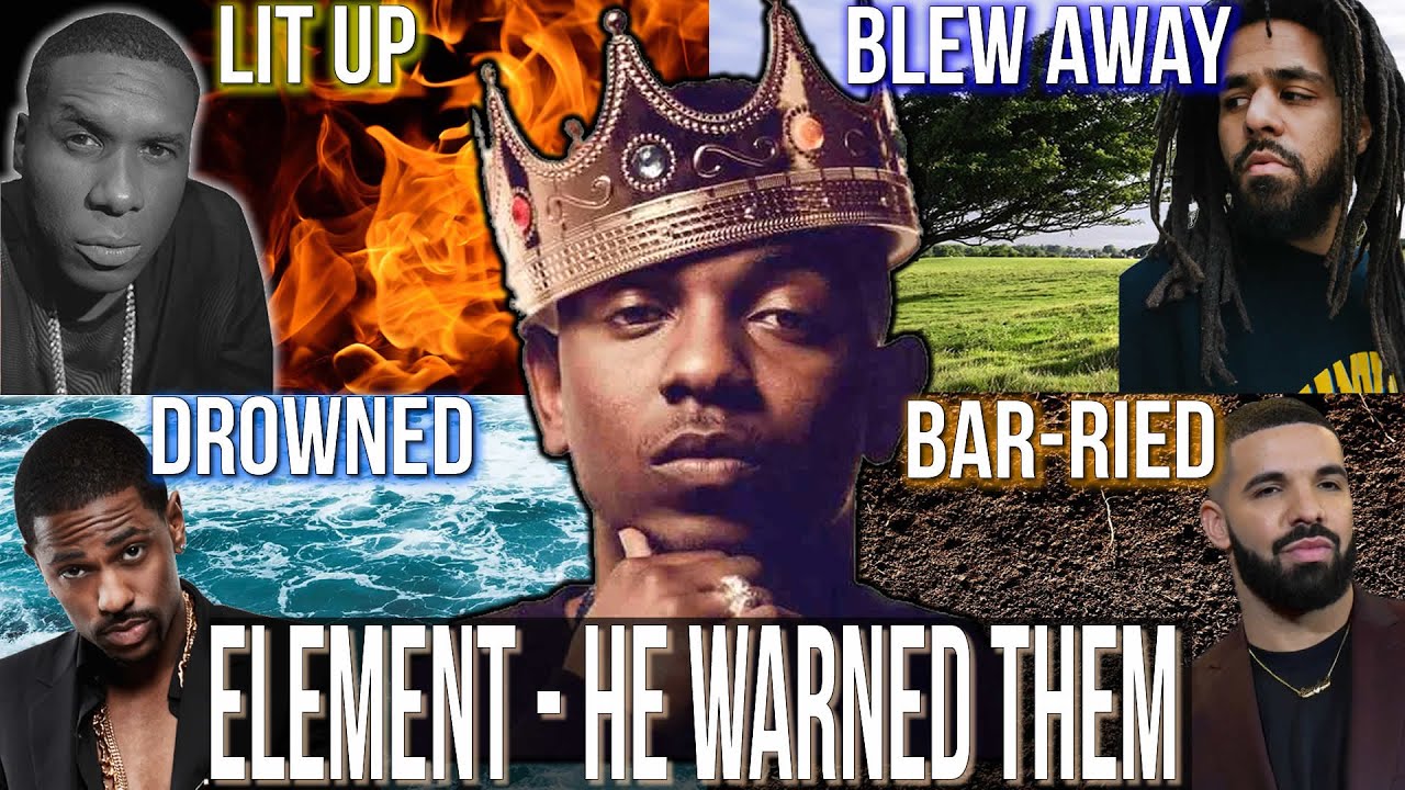 Kendrick Lamar - Element Original Version w/ Disses & Lyrics Explained #kendricklamar