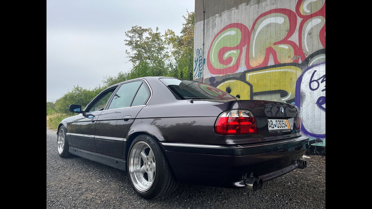 BMW e38 740i Eisenmann Exhaust Sound / MSD delete / 200 Zellen Edelstahlkatalysator / m60 V8 Sound