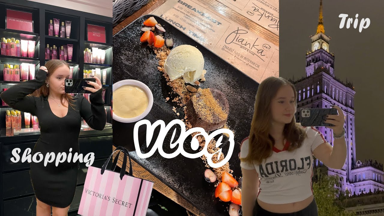 VLOG - Trip do Warszawy / Shopping / Victoria’s Secret / Haul 🌃🛍️🤫