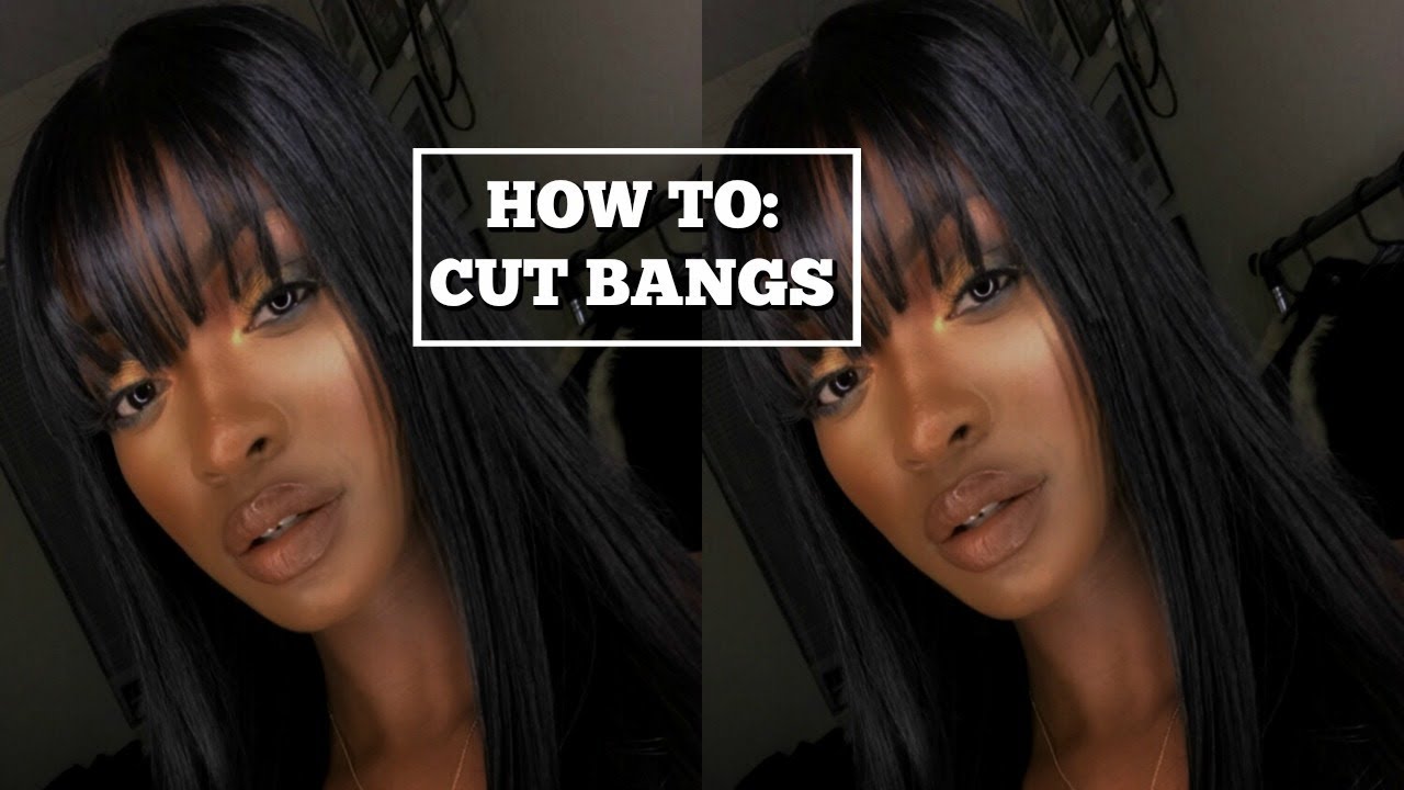 HOW TO: CUT BANGS WITH CLOSURE!!!! (ft. Outre Remi Hair)