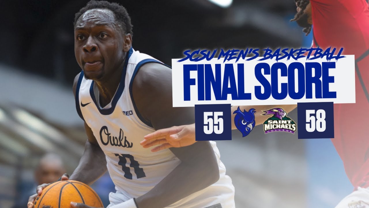 SCSU Men's Basketball Highlights at Saint Michaels