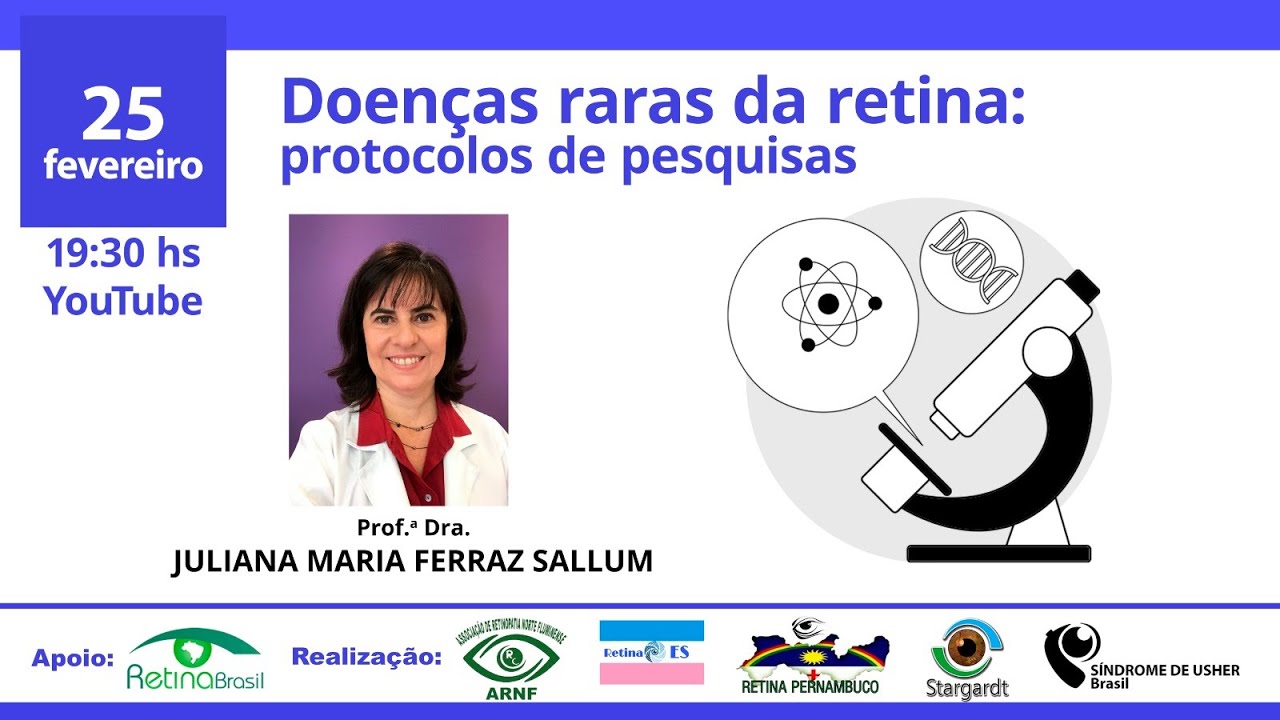 DOENÇAS RARAS DA RETINA: Protocolos de pesquesa.