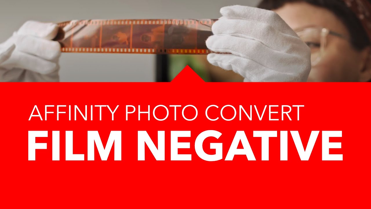 Affinity Photo convert a scanned colour NEGATIVE FILM (to positive)