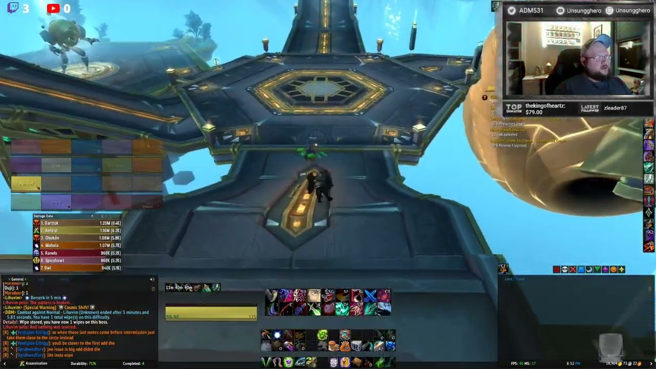 WoW 9.2 Normal SotFO Lihuvim, Principal Architect - Rogue Gameplay