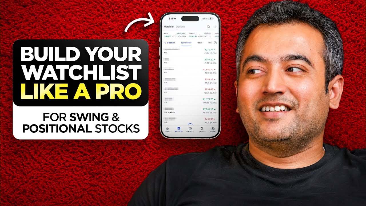 How I Build My Swing Trading Watchlist Every Week (Full Process) | Vijay Thakkar