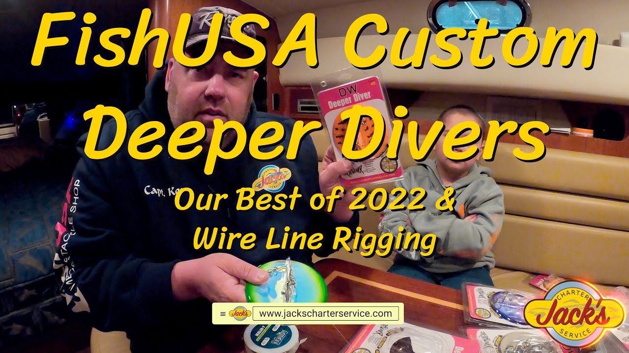 Dipsy Diver / Deeper Diver Best of 2022 With Wire Line Rigging Explained