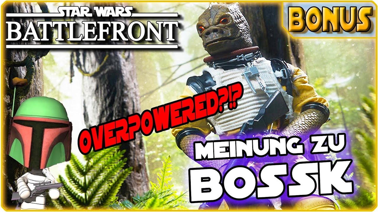 Star Wars Battlefront - Meine Meinung zu Bossk / Overpowered?!? - Lets Play Commentary #BONUS HD