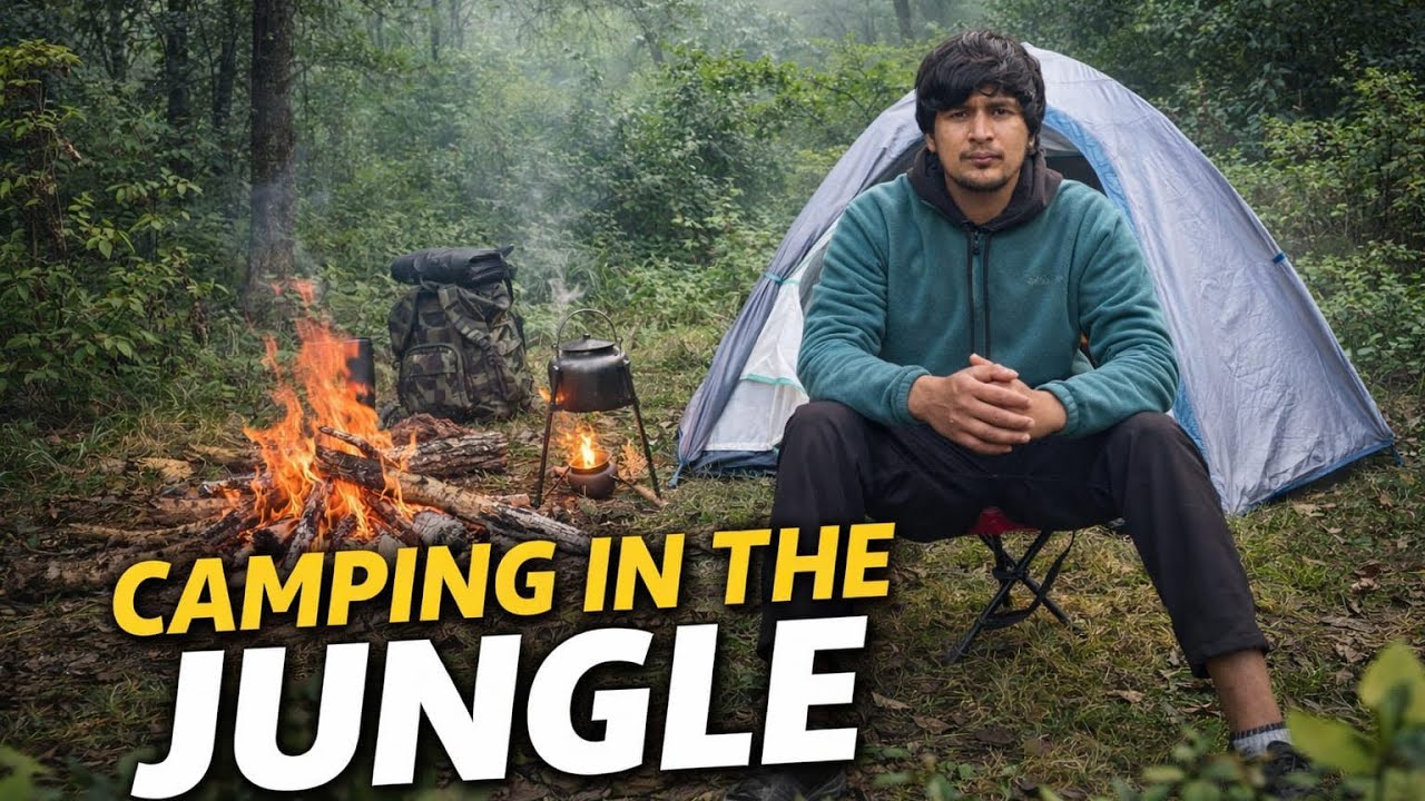 SOLO Camping - Overnight solocamping | Camping Uttrakhand india |