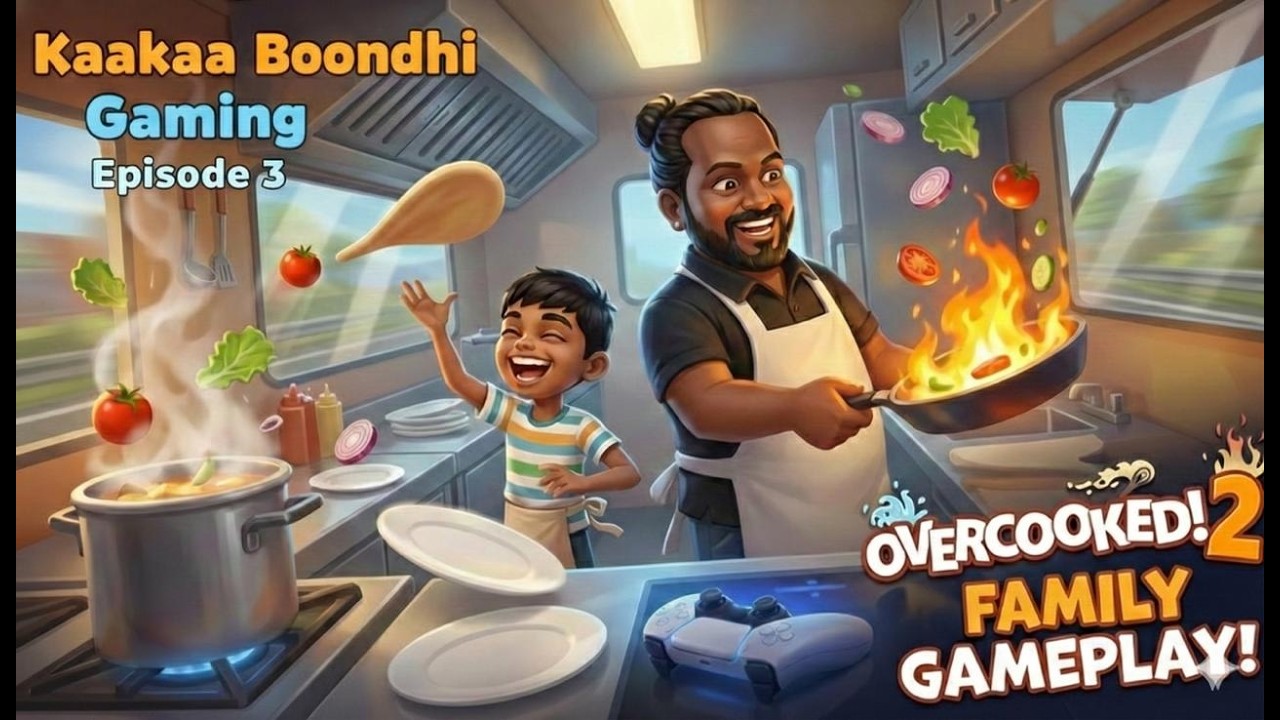 FATHER & SON vs. THE KITCHEN! 🍳🔥 | Overcooked 2 PS5 Gameplay | Episode 3 | Couch Co op | Tamil