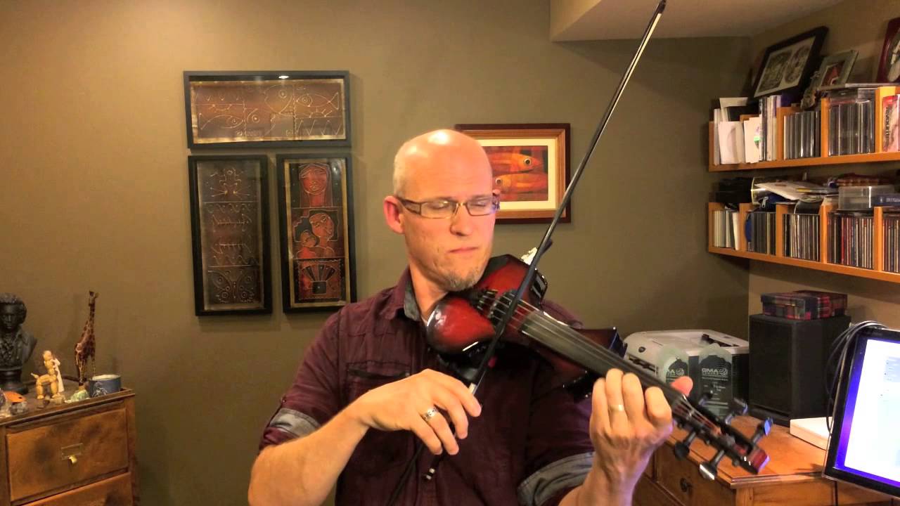 Trevor Dick - Amazing Grace - Cantini MIDI Violin & Roland GR-55 Guitar Synth