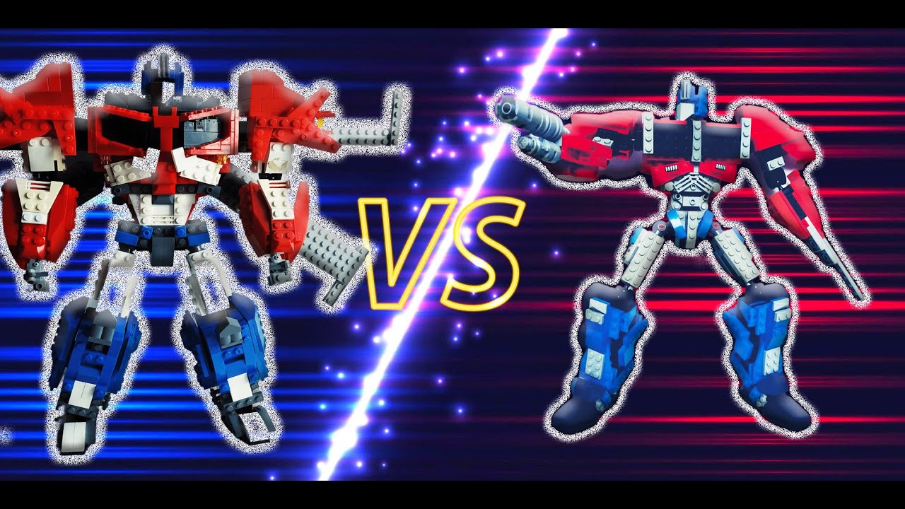 Lego optimus prime VS optimus prime 2.0