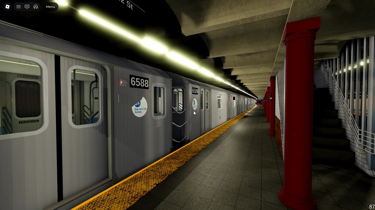 Bombardier R142 (1) Train at 72nd Street (NYO)