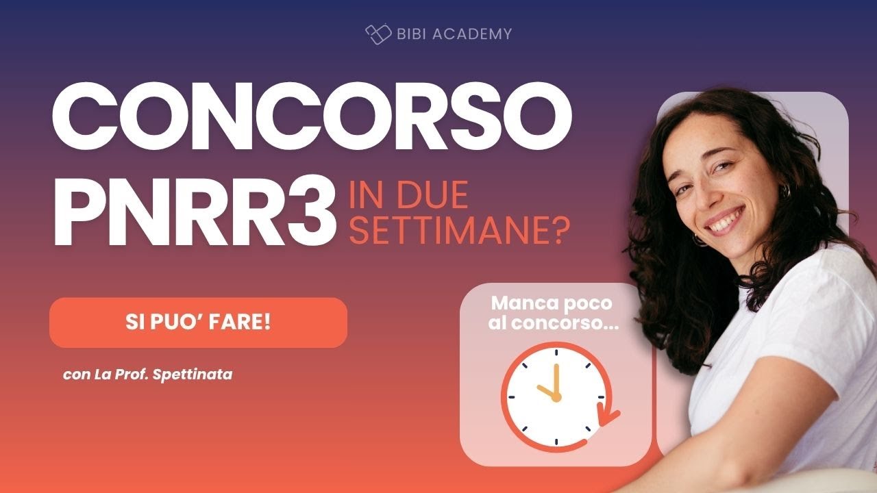 Concorso Scuola PNRR3: si parte!