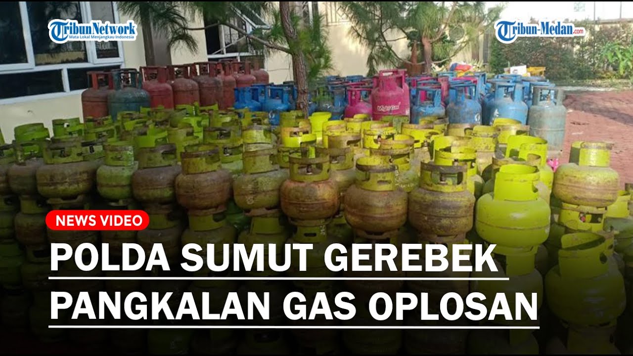 DETIK-DETIK Polda Sumut Gerebek Pangkalan Gas Oplosan Berkedok Indekos