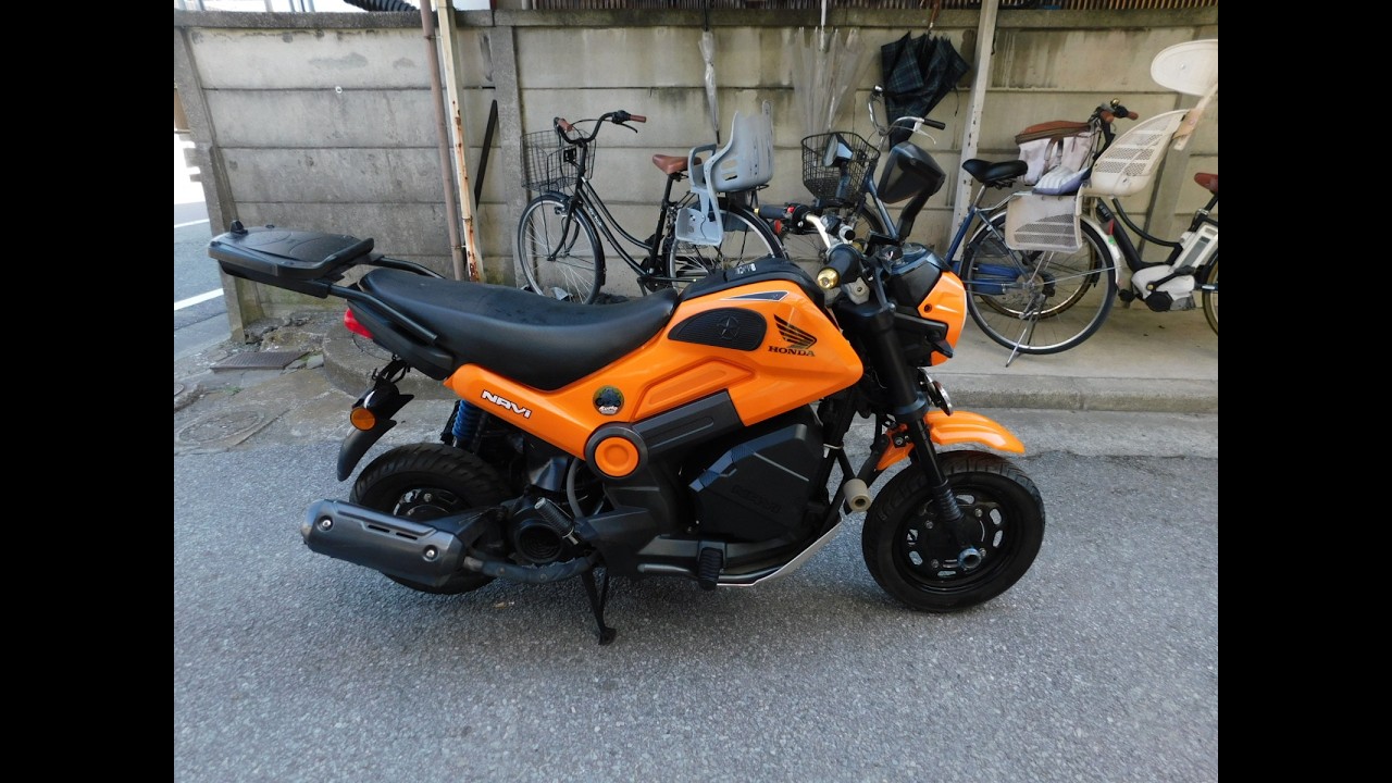 ホンダ　NAVI 110　オレンジ　カスタム