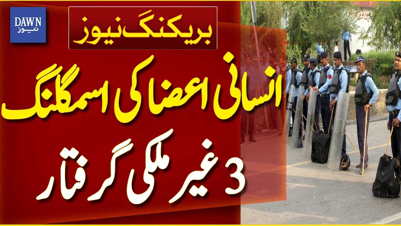 Three Foreign Nationals Arrested in Islamabad Organ Smuggling Case | Breaking News | Dawn News