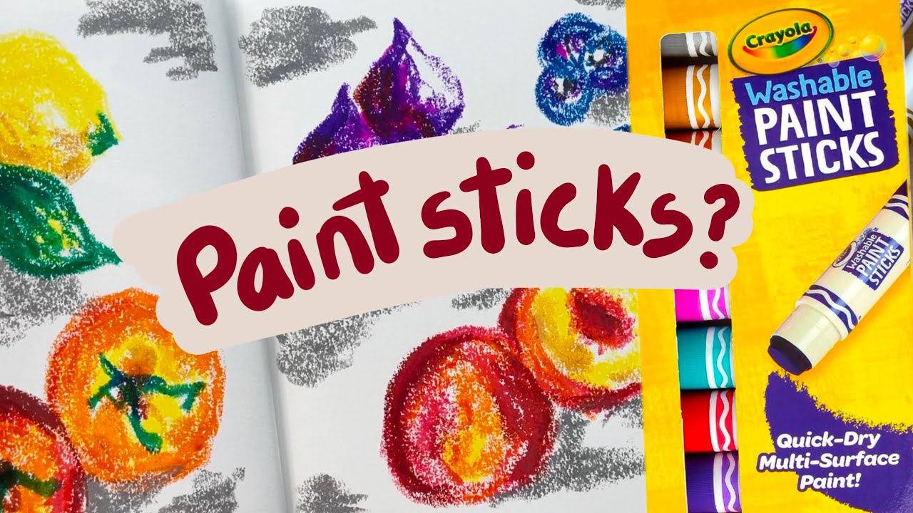 Are CRAYOLA PAINT STICKS any good? Are they only for kids?