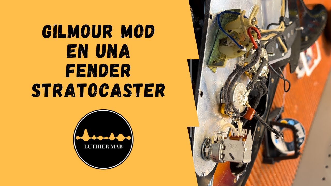 La modificación de David Gilmour en una Stratocaster Fender