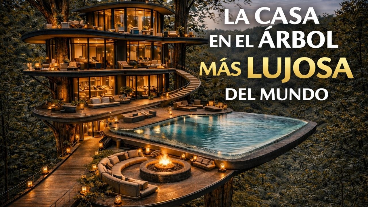 La Mansión en el Árbol Más Increíble Jamás Construida | Luxury Timelapse