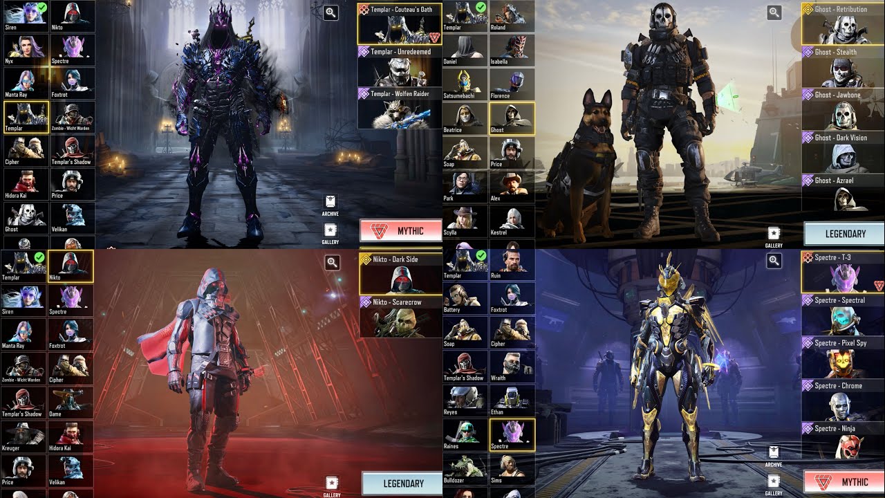 Demonstrating my all CODM Character Skins & dropping an insane Zombies Classic Endless Mode Gameplay