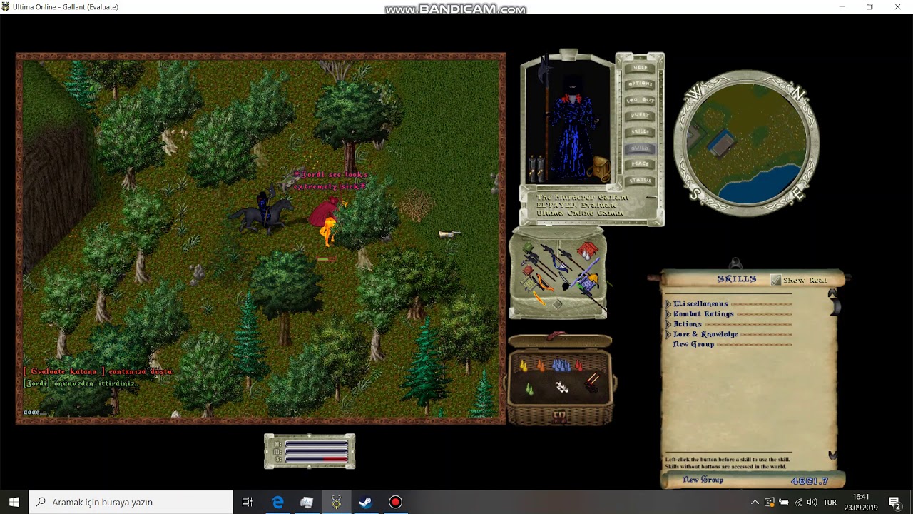 Gallant vs Jordi Reis   Evaluate Pvp Ultima Online Jordi B&ouml;yle Action Atıyor