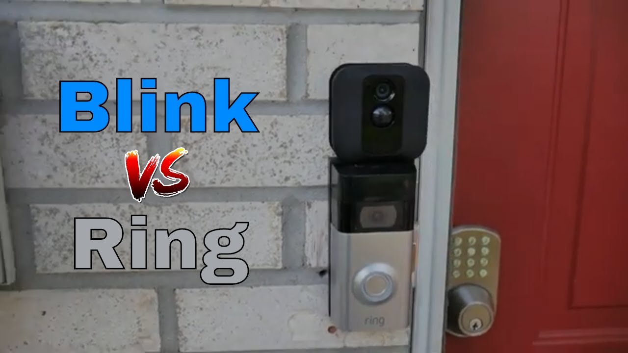 Blink Vs Ring security camera