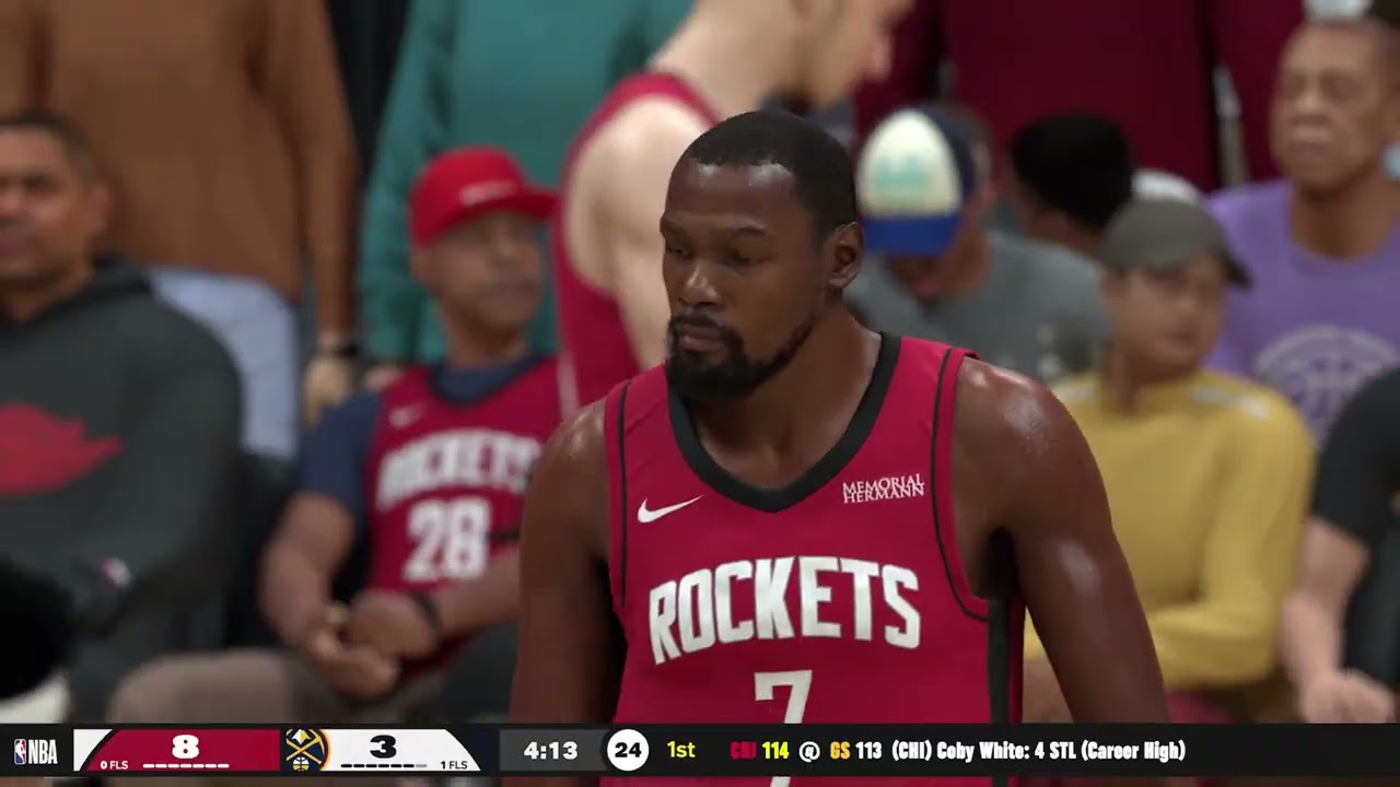 NBA 2K26 Gameplay: Houston Rockets vs Denver Nuggets - (Xbox Series X) [4K60FPS]