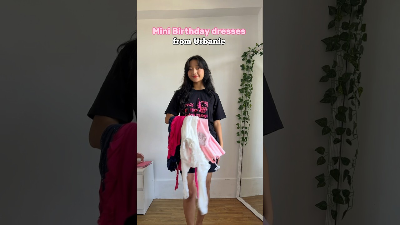 Mini birthday dresses from Urbanic #dresses