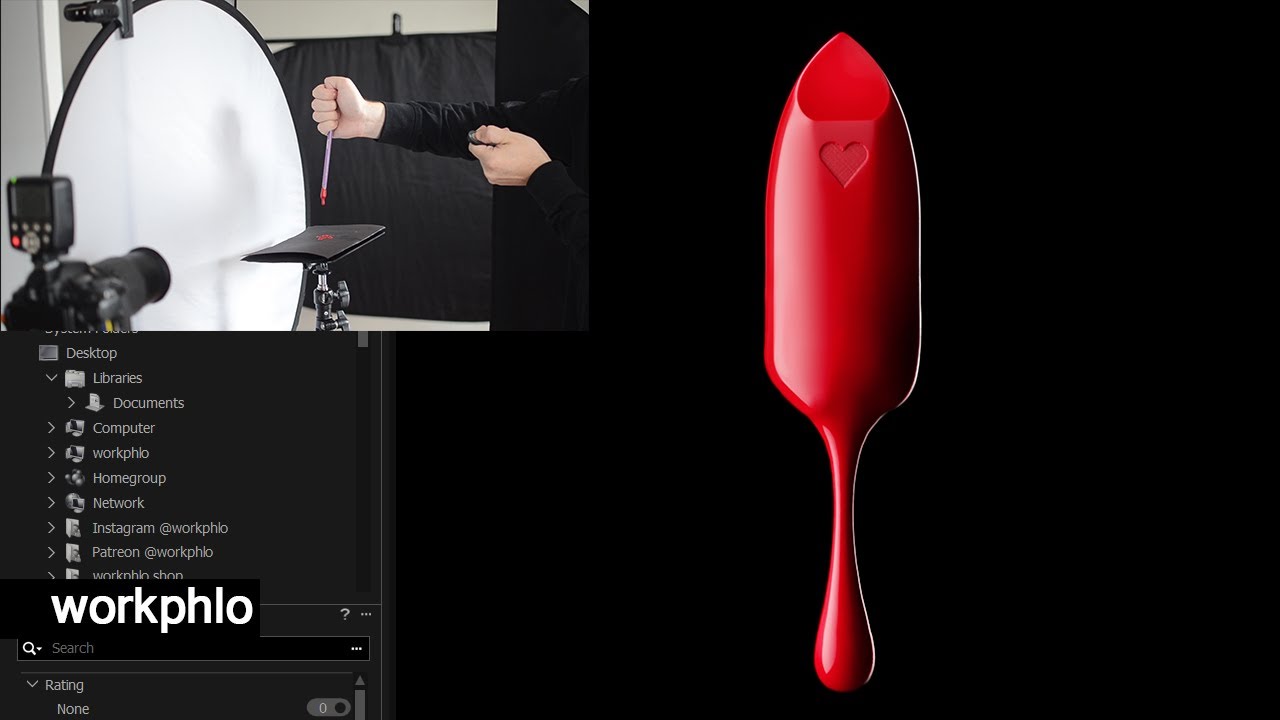 How to Photograph & Composite an Advertising Cosmetic Drip